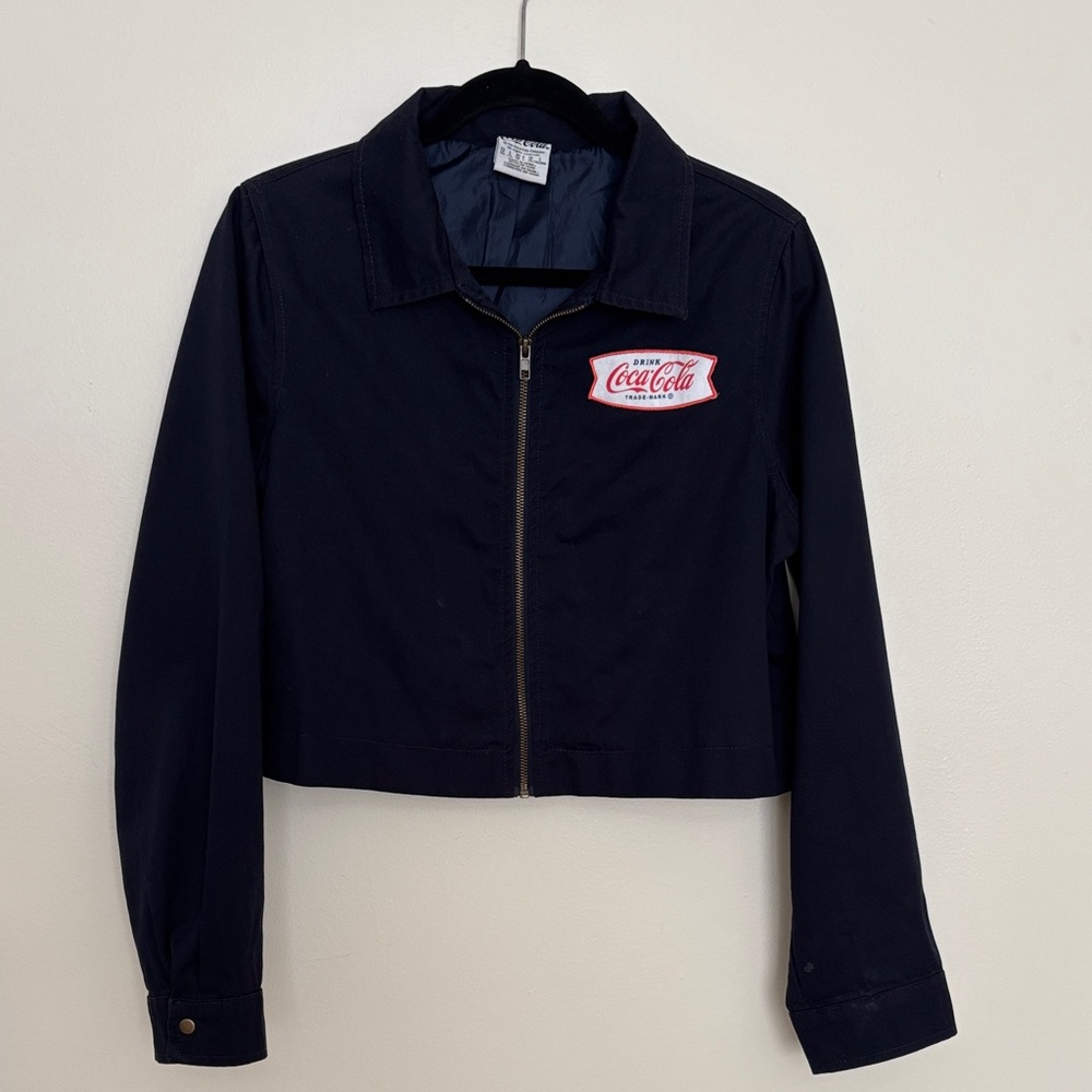 Coca Cola Black Bomber Jacket